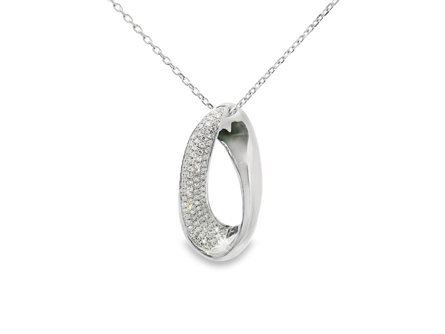 0.25ct diamond pendant in solid gold – Niara