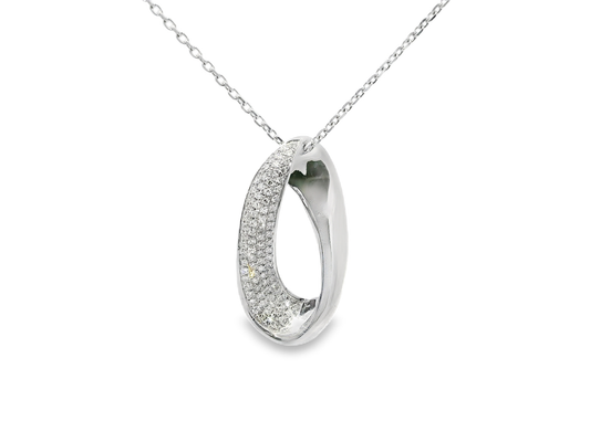 0.25ct diamond pendant in solid gold – Niara