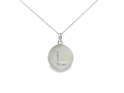 0.06ct diamond pendant in 14k white gold – Niara