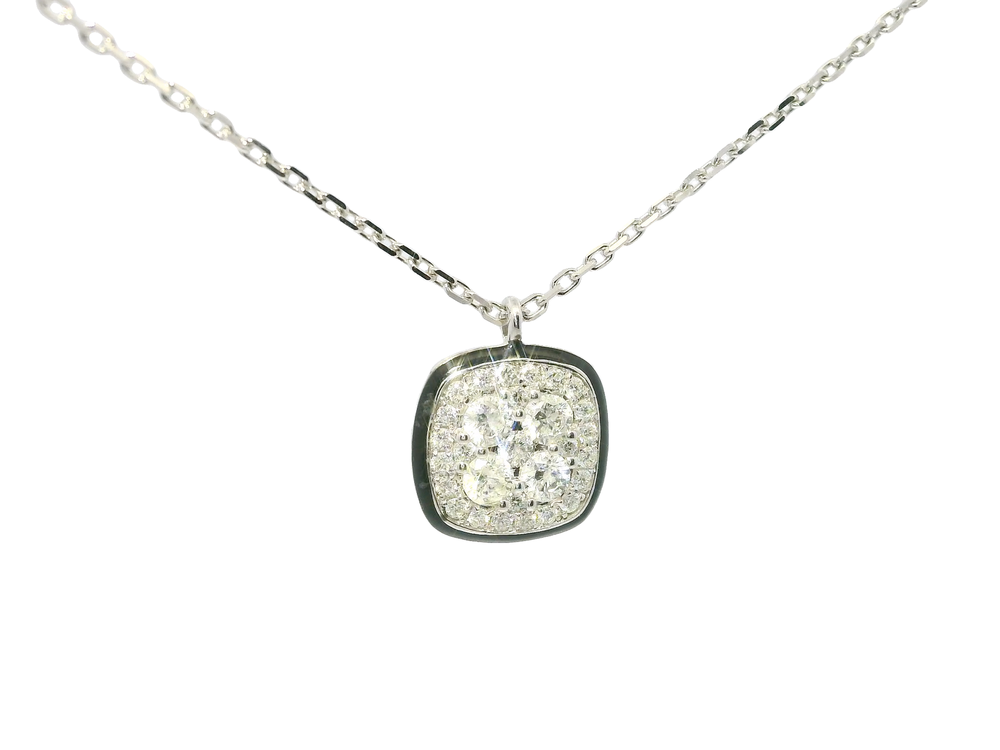 0.43ct diamond pendant in 14k white gold – Niara
