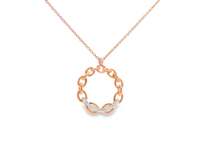 0.06ct diamond pendant in 14k gold – Niara