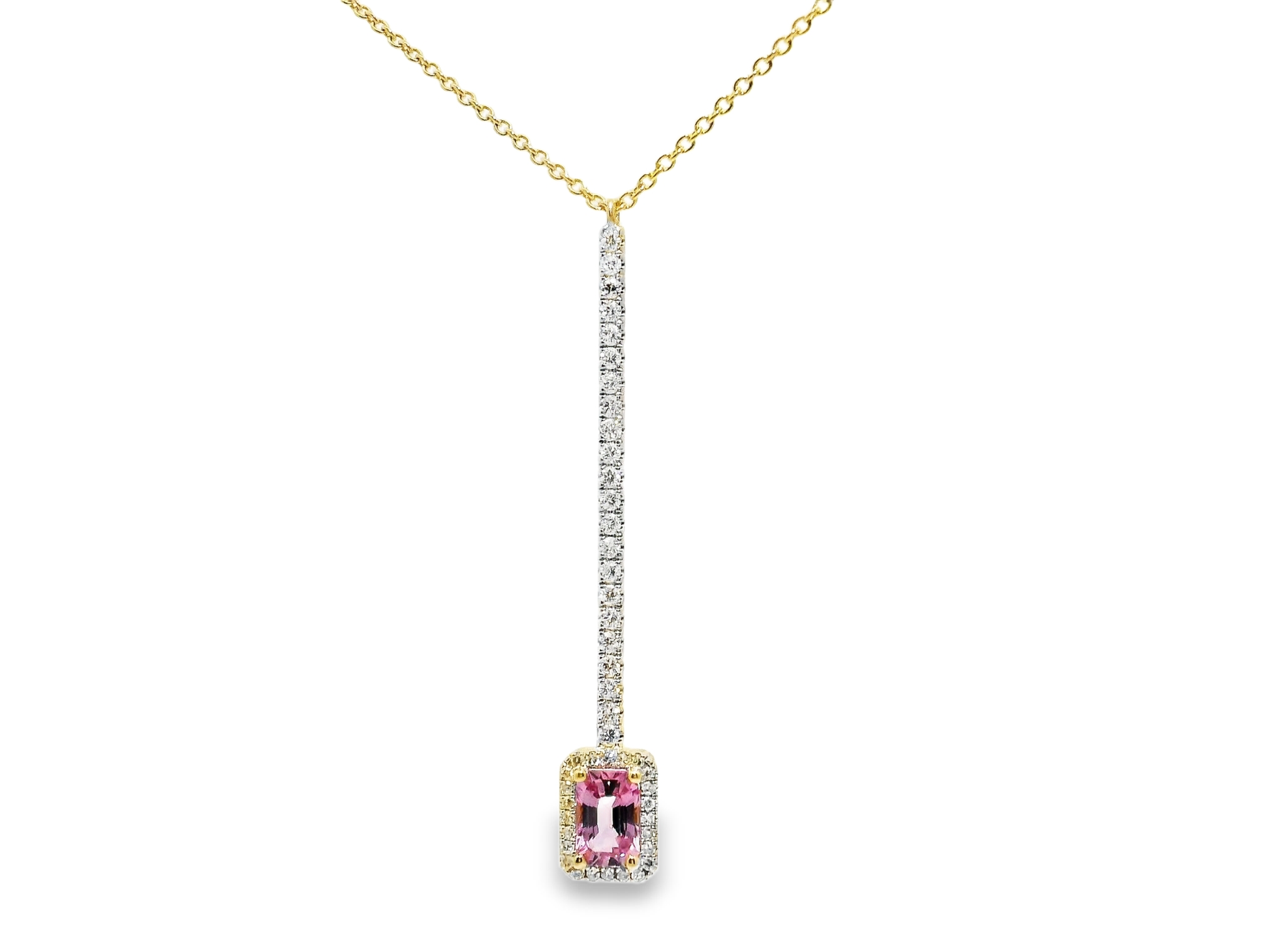0.33ct diamond pendant in 14k yellow gold – Niara