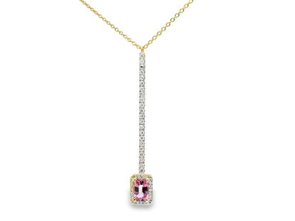 0.33ct diamond pendant in 14k yellow gold – Niara