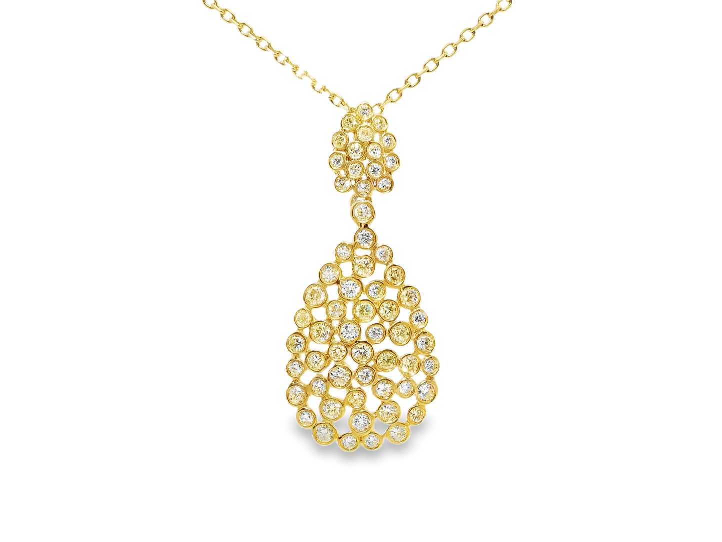 1.60ct diamond pendant in 14k yellow gold – Niara