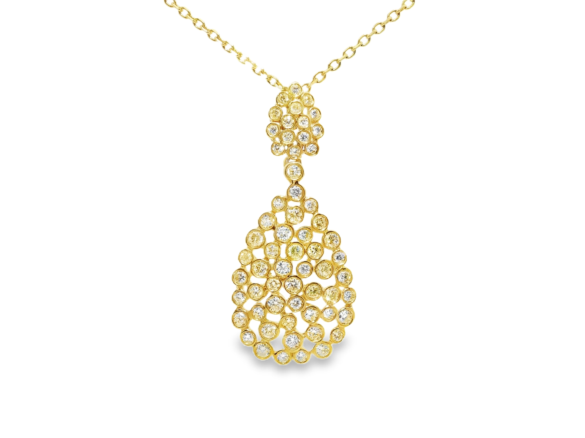 1.60ct diamond pendant in 14k yellow gold – Niara