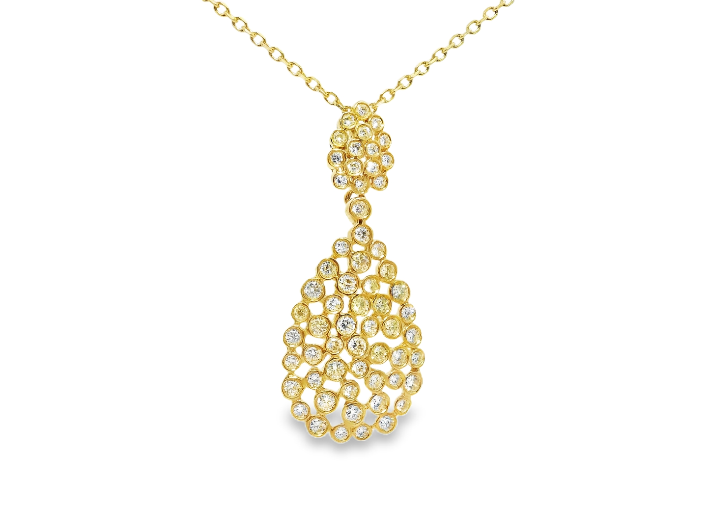1.60ct diamond pendant in 14k yellow gold – Niara