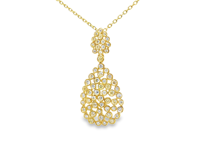 1.60ct diamond pendant in 14k yellow gold – Niara