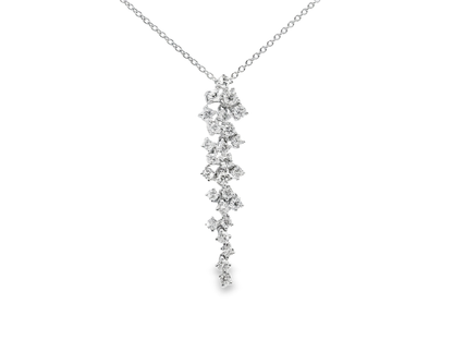 0.87ct diamond pendant in 14k white gold – Niara