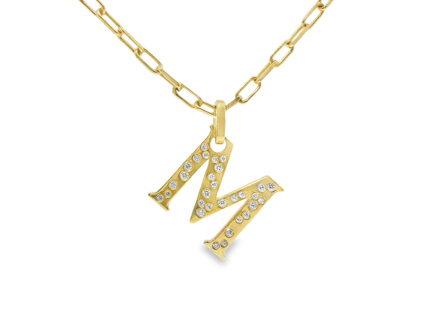 0.32ct diamond pendant in 18k yellow gold – Niara