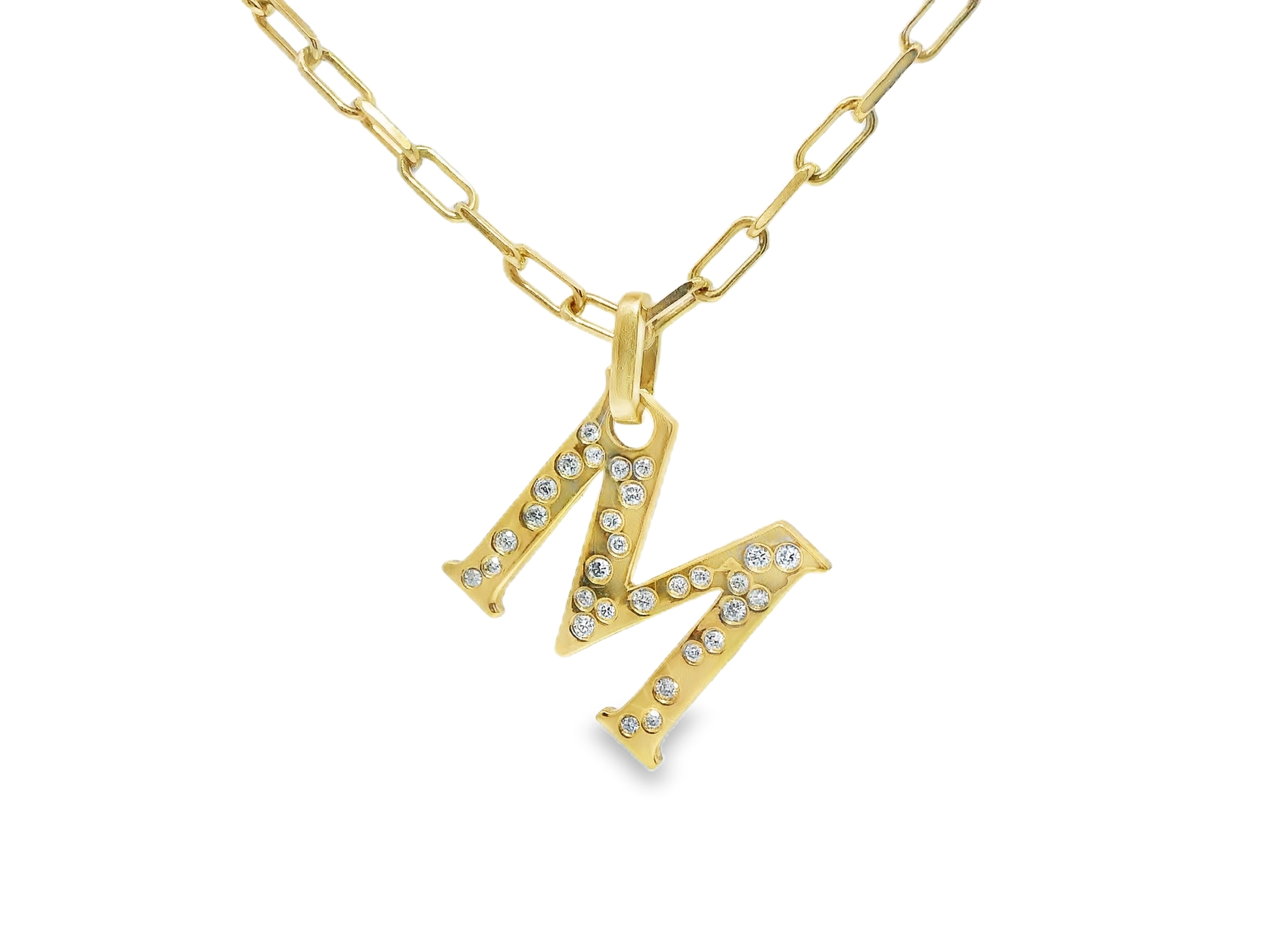 0.32ct diamond pendant in 18k yellow gold – Niara