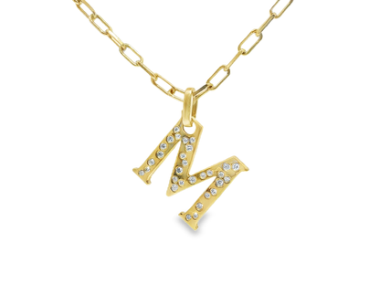 0.32ct diamond pendant in 18k yellow gold – Niara