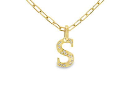 0.15ct diamond pendant in 18k yellow gold – Niara