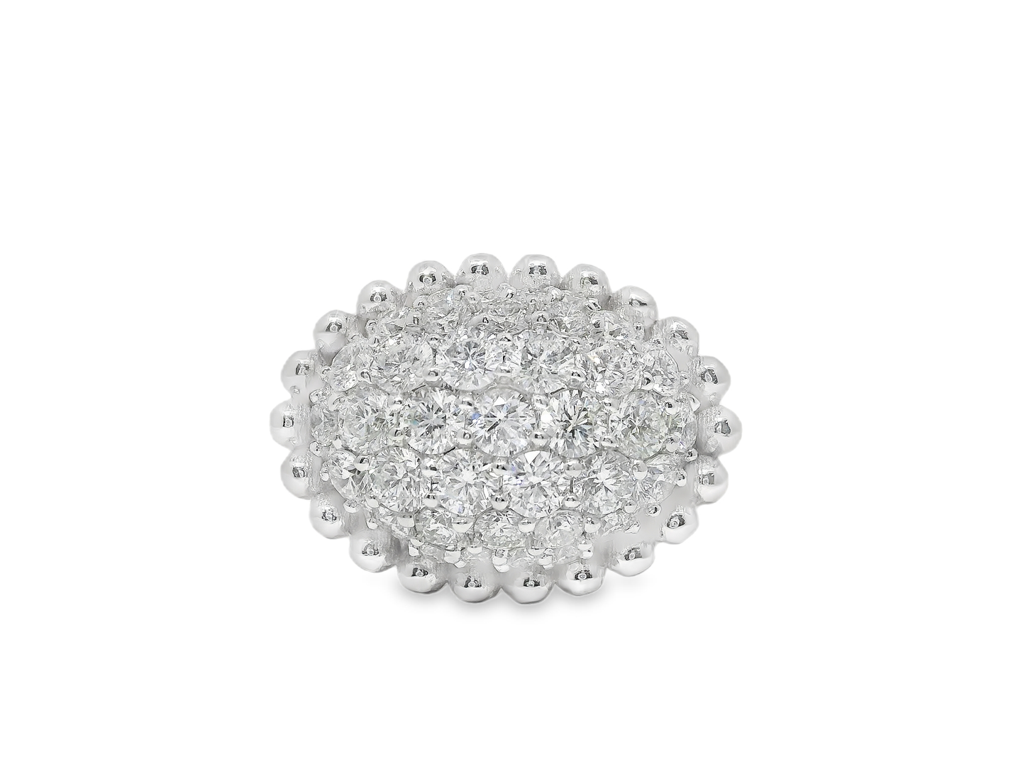 1.80CT Diamond Ring 14k White Gold