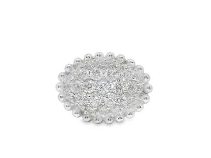 1.80CT Diamond Ring 14k White Gold