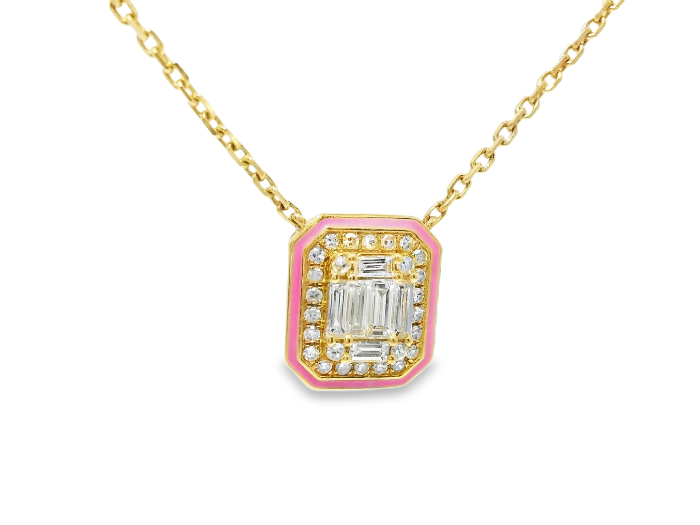 0.29ct diamond pendant in 14k yellow gold – Niara