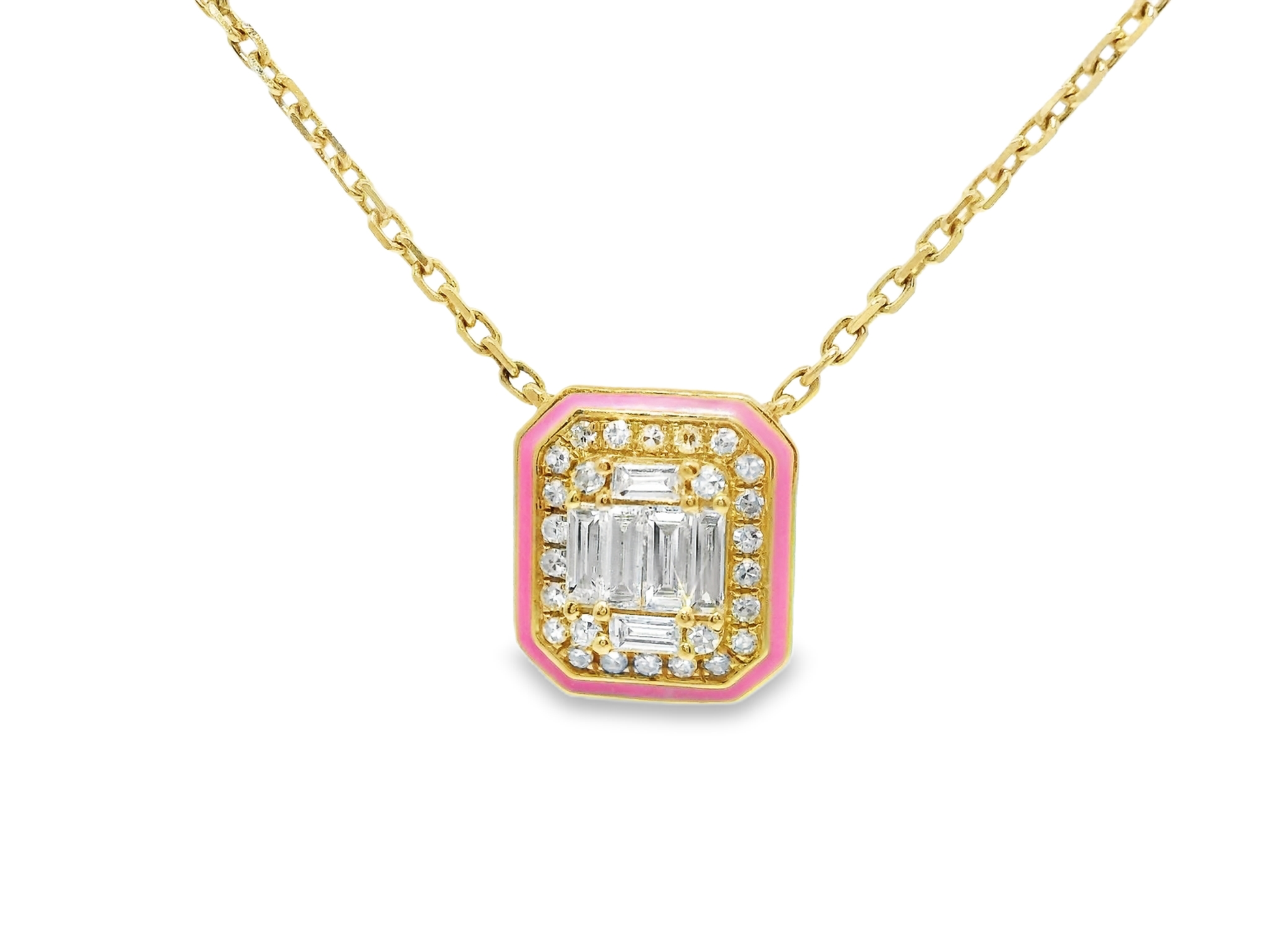 0.29ct diamond pendant in 14k yellow gold – Niara