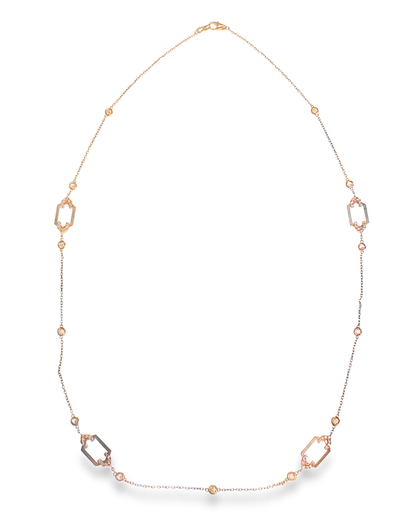 1.63CT Diamond Necklace 14k Gold