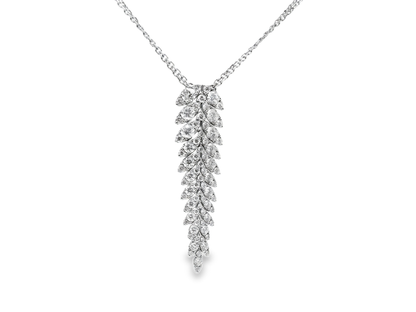 3.44ct diamond pendant in 14k white gold – Niara