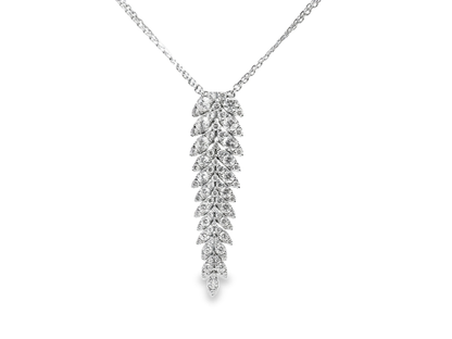 3.44ct diamond pendant in 14k white gold – Niara