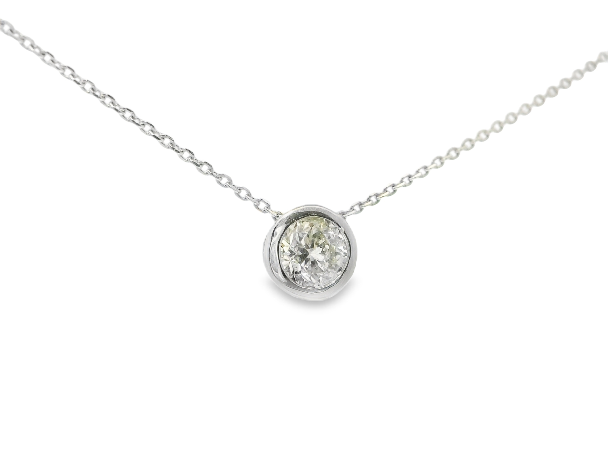 0.50ct diamond pendant in 18k white gold – Niara