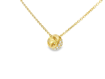 0.29ct diamond pendant in 14k yellow gold – Niara