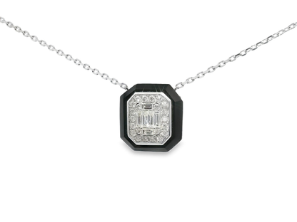 0.41ct diamond pendant in 14k white gold – Niara