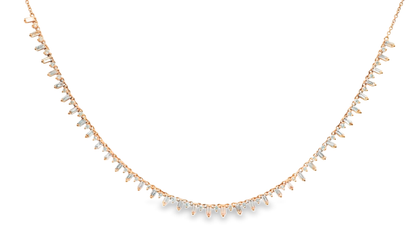 1.93CT diamond Pendant 14k Rose Gold