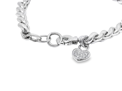 1.56CT diamond Bracelet 18k White Gold