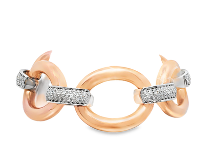 2.28CT Diamond Bracelet 14k Gold