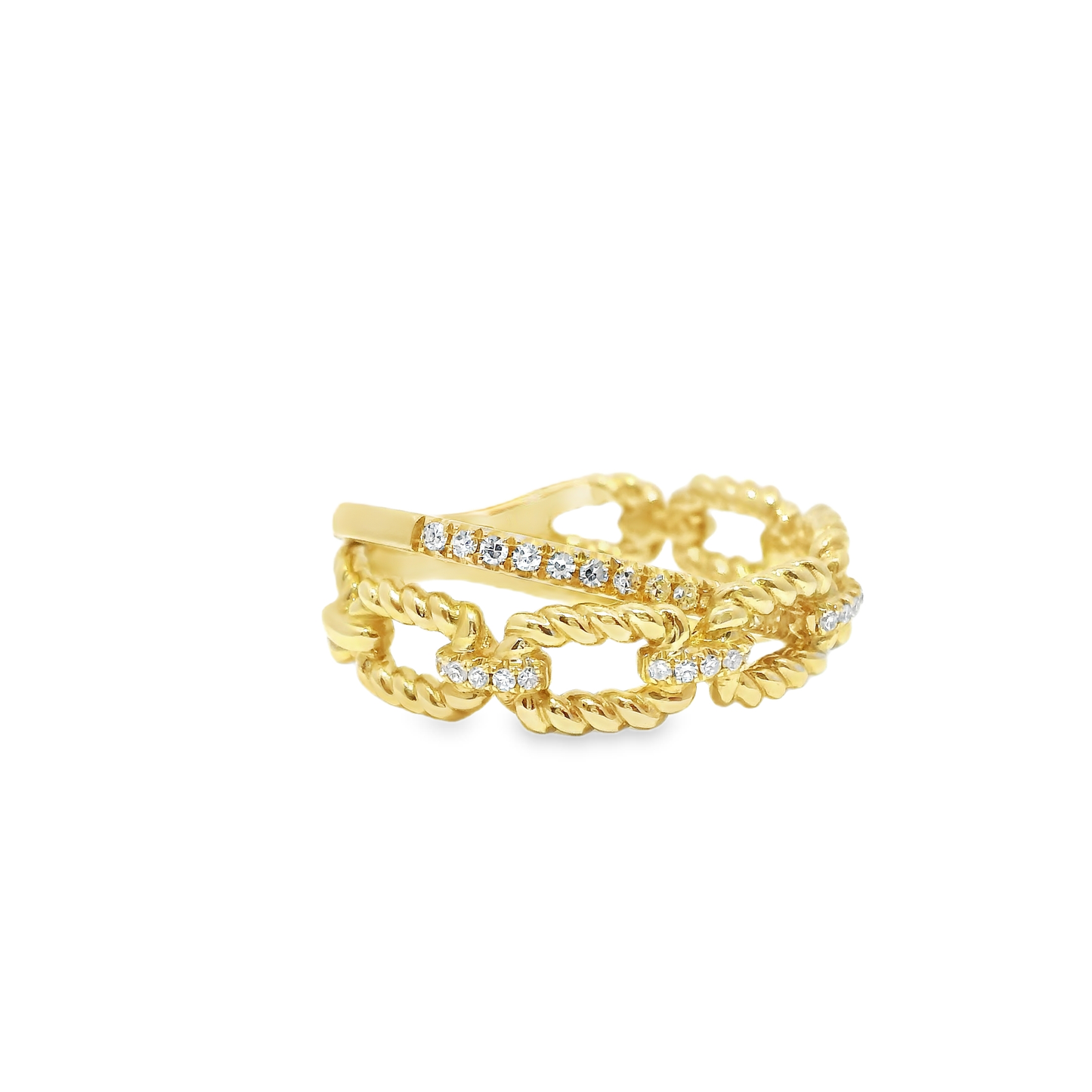 0.27CT Diamond Ring 14k Yellow Gold