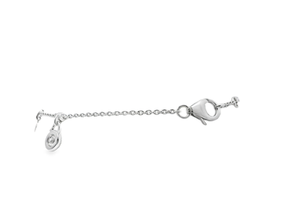 0.55CT Diamond Bezel Bracelet 18k White Gold