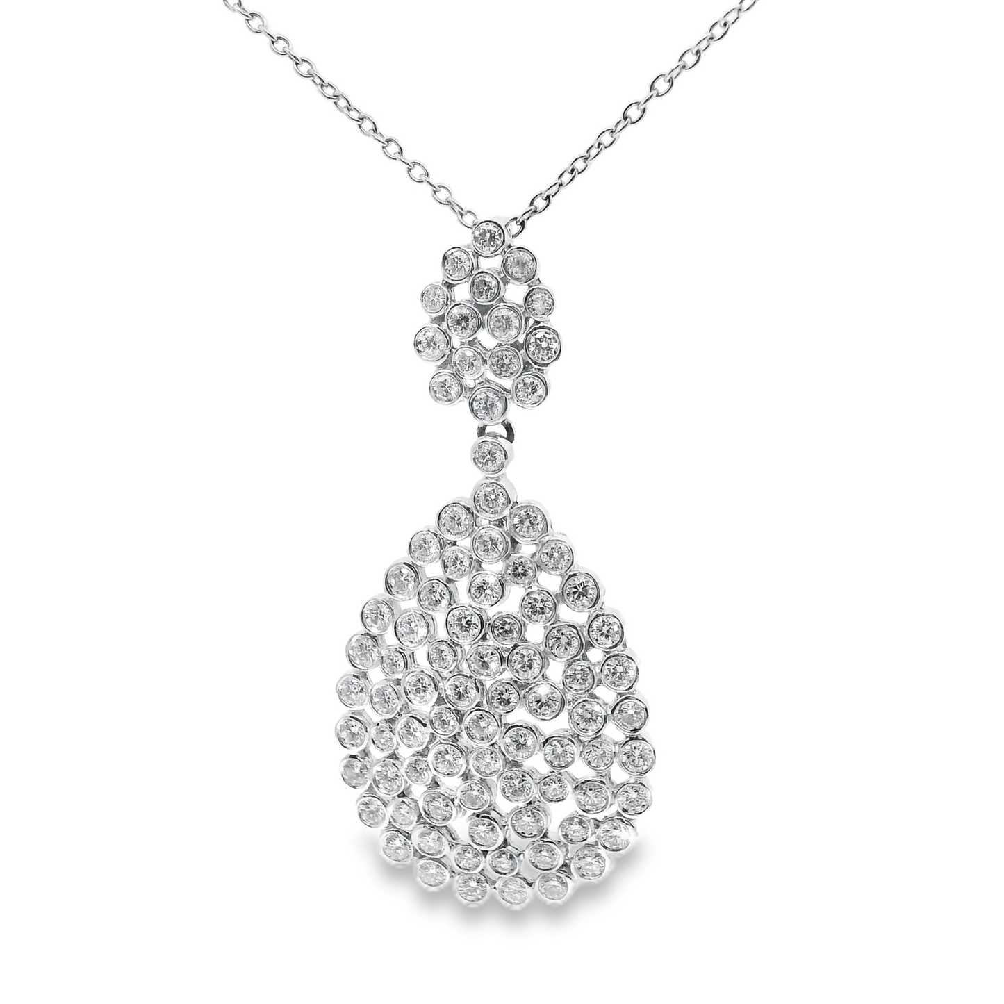 3.05ct diamond pendant in 18k white gold – Niara