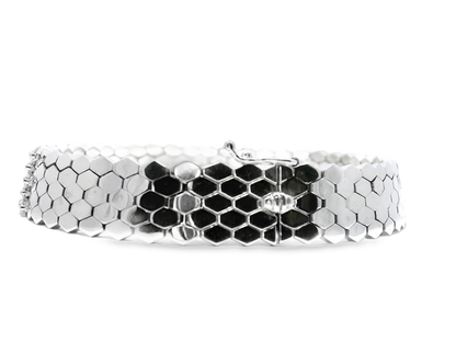 6.15CT Diamond Bracelet 14k White Gold