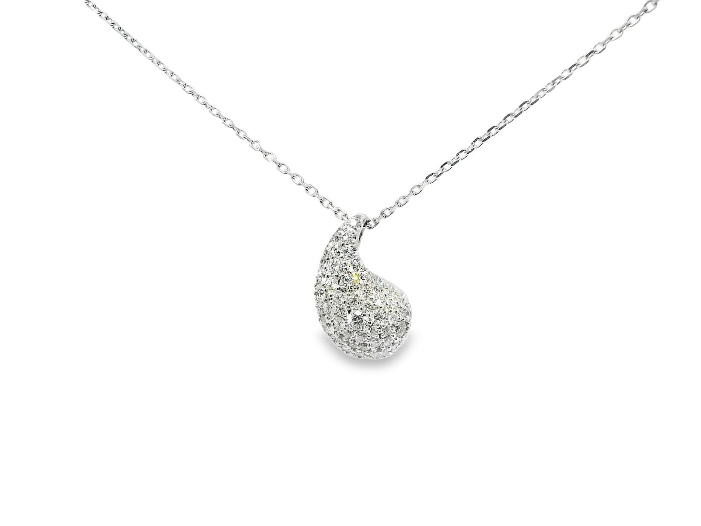 1.11ct diamond pendant in 14k white gold – Niara