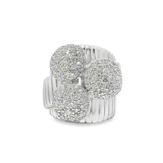 1.29CT Diamond Ring 18k White Gold