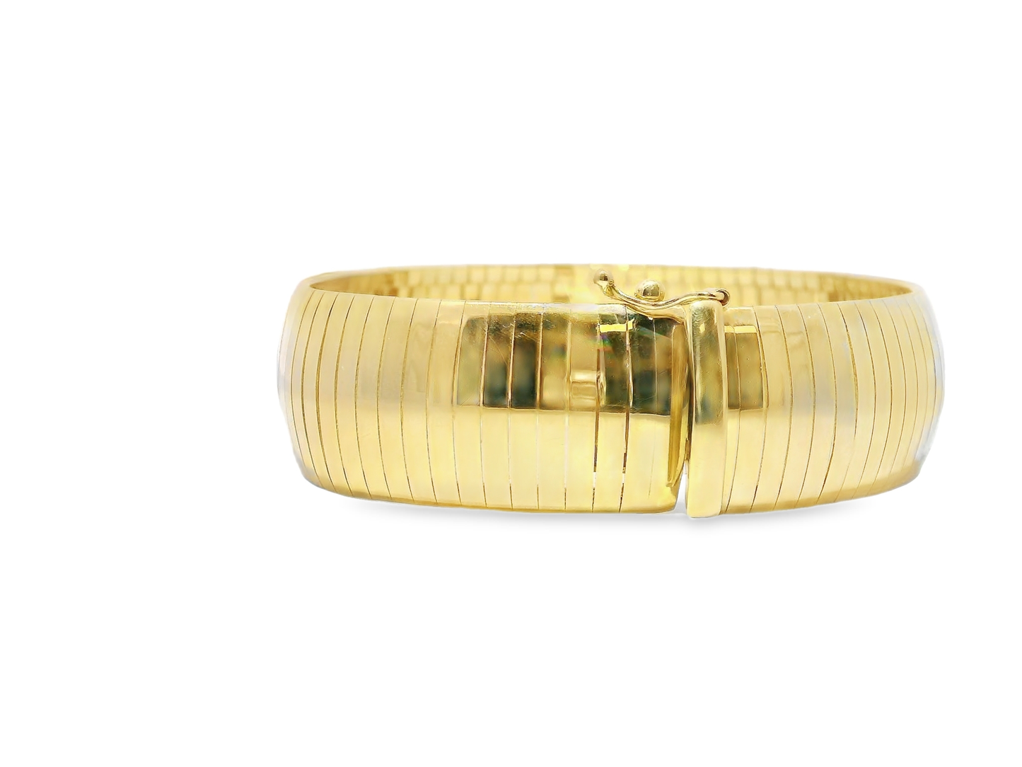 1.00CT Diamond Bangle 14k Yellow Gold