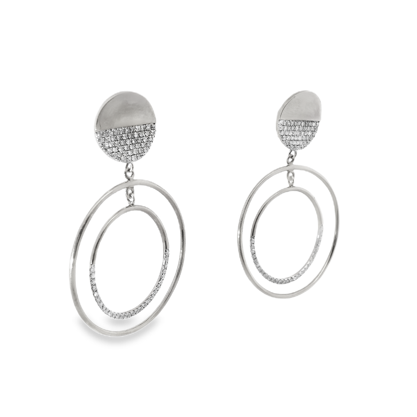 0.52CT Diamond 14k Rose Gold Earring