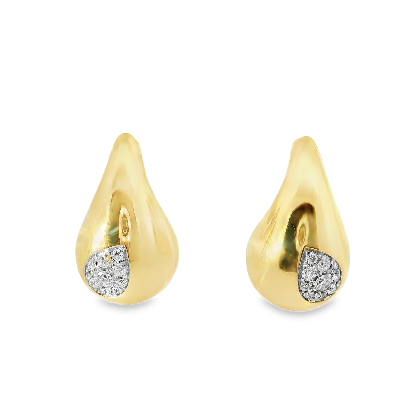 0.20CT Diamond 14k White Gold Earring