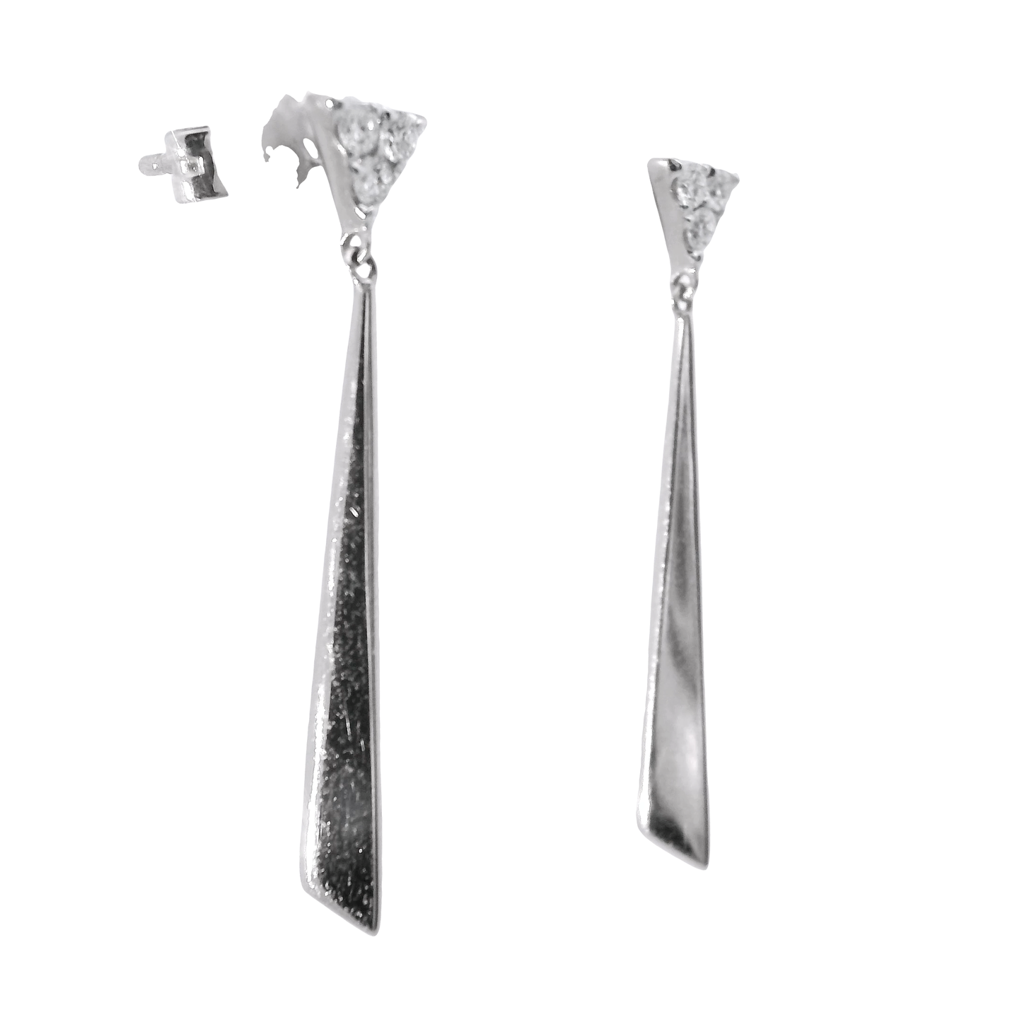 0.16CT Diamond Earring 14k Gold
