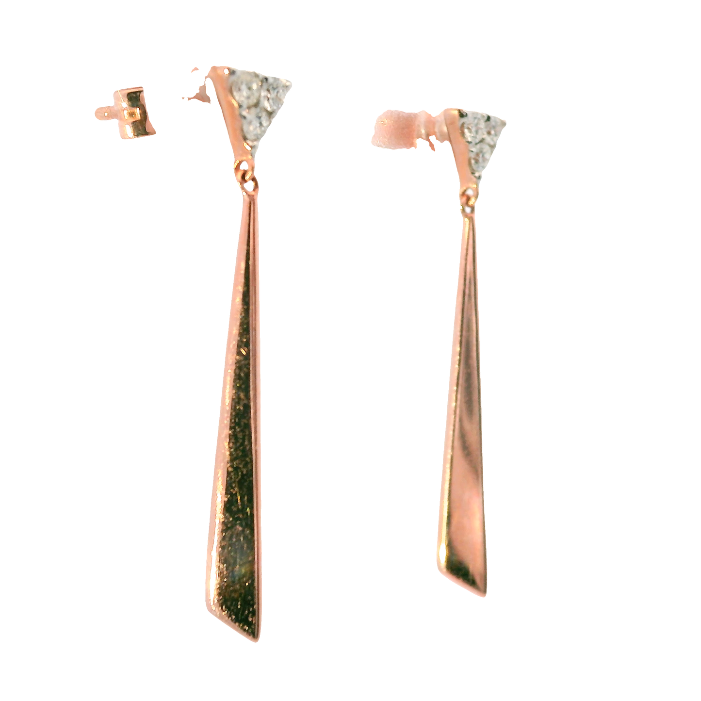 0.16CT Diamond Earring 14k Gold