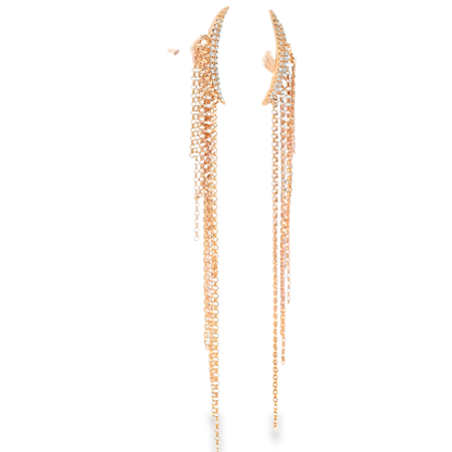 0.18CT Diamond Earring 14k Gold