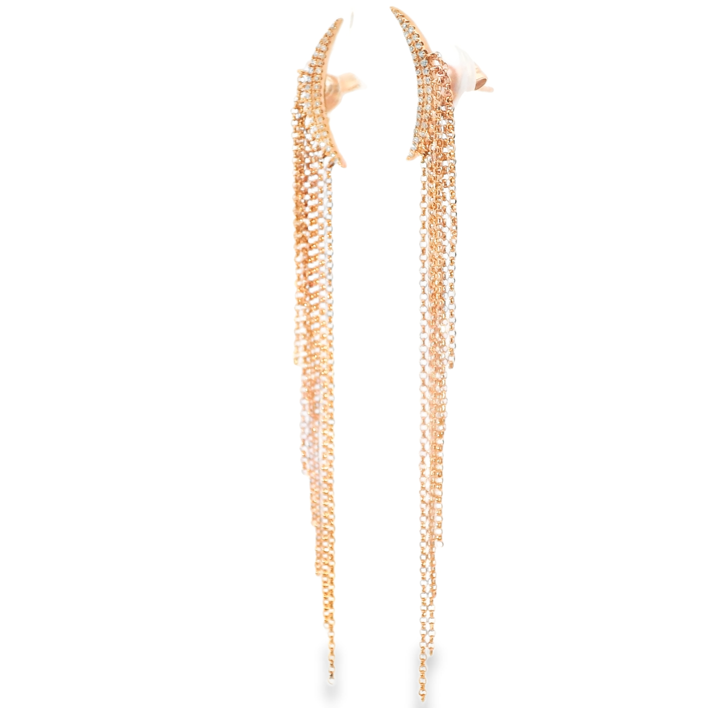 0.18CT Diamond Earring 14k Gold