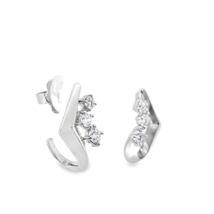 0.37CT Diamond  14k  Gold Earring