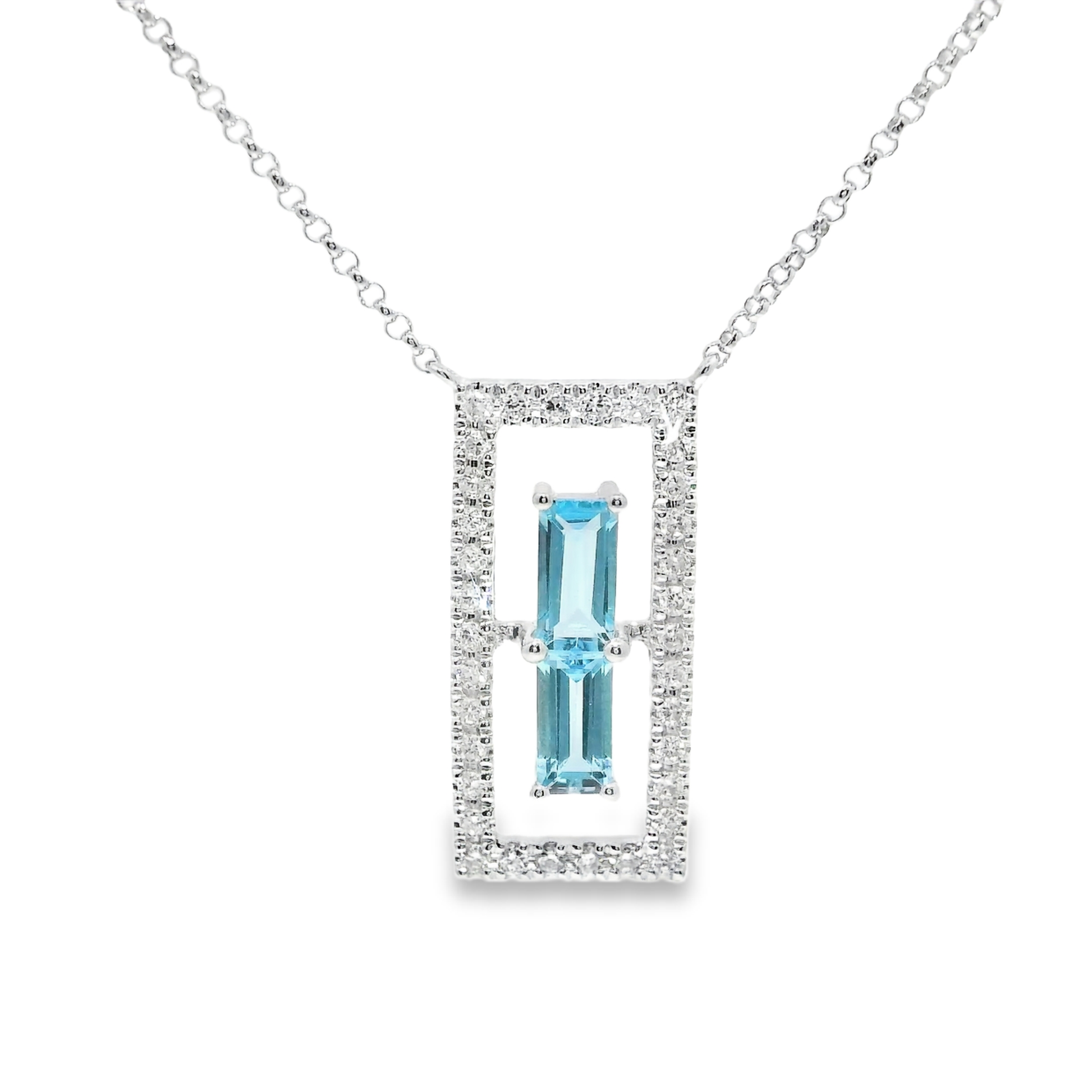 0.23ct diamond pendant in 14k gold – Niara