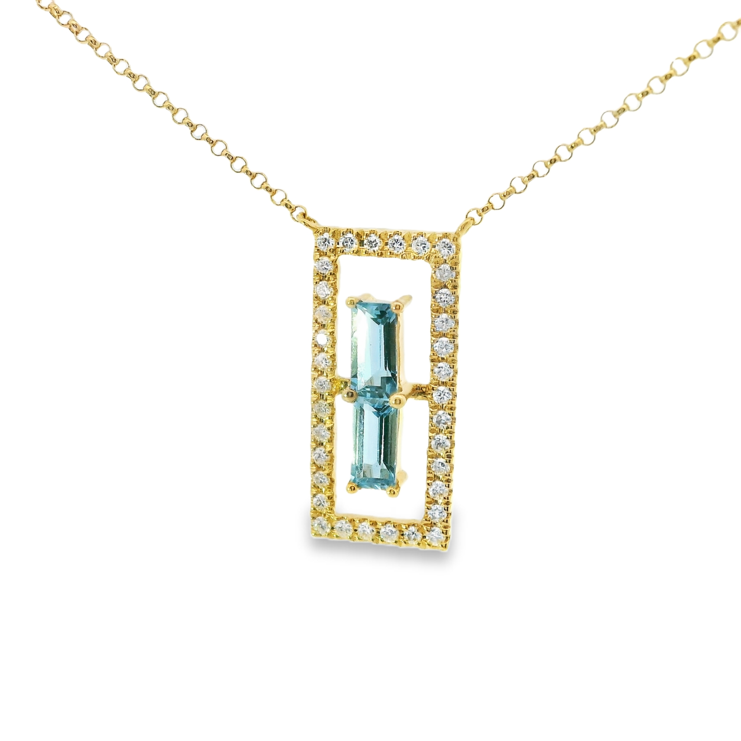0.23ct diamond pendant in 14k gold – Niara