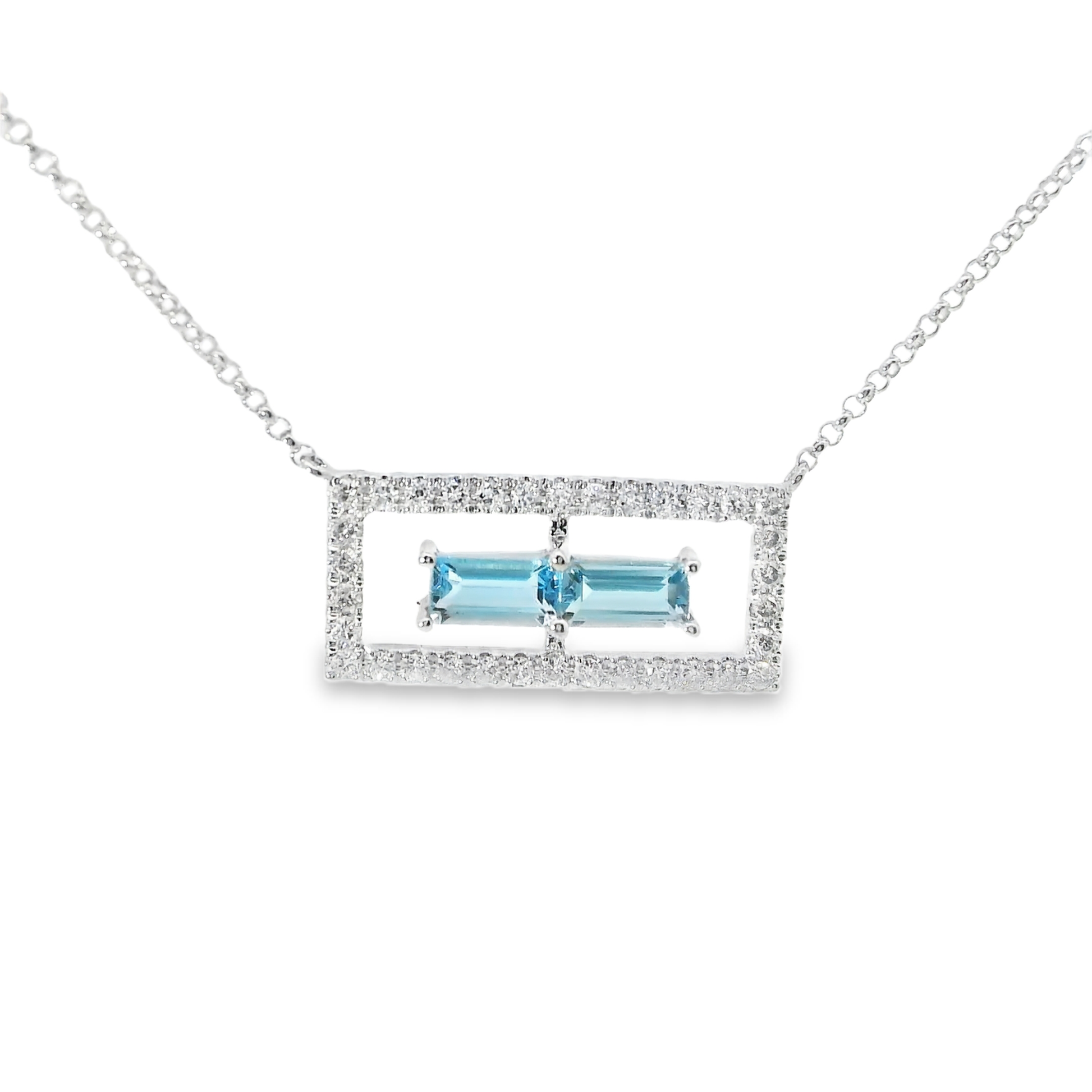 0.23ct diamond pendant earring in 14k white gold – Niara