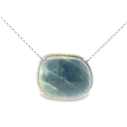 0.26ct diamond pendant in 18k white gold – Niara