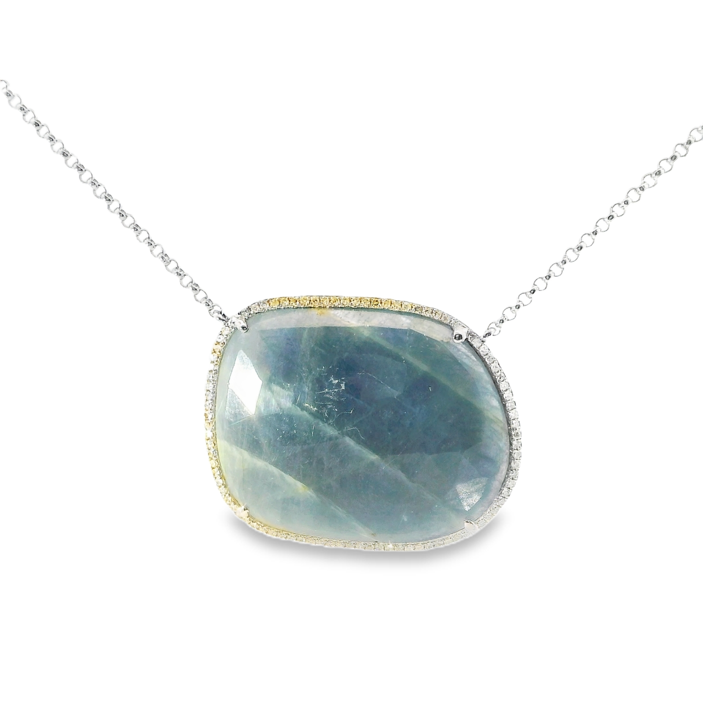 0.26ct diamond pendant in 18k white gold – Niara