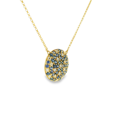 0.26ct diamond pendant in 14k yellow gold – Niara