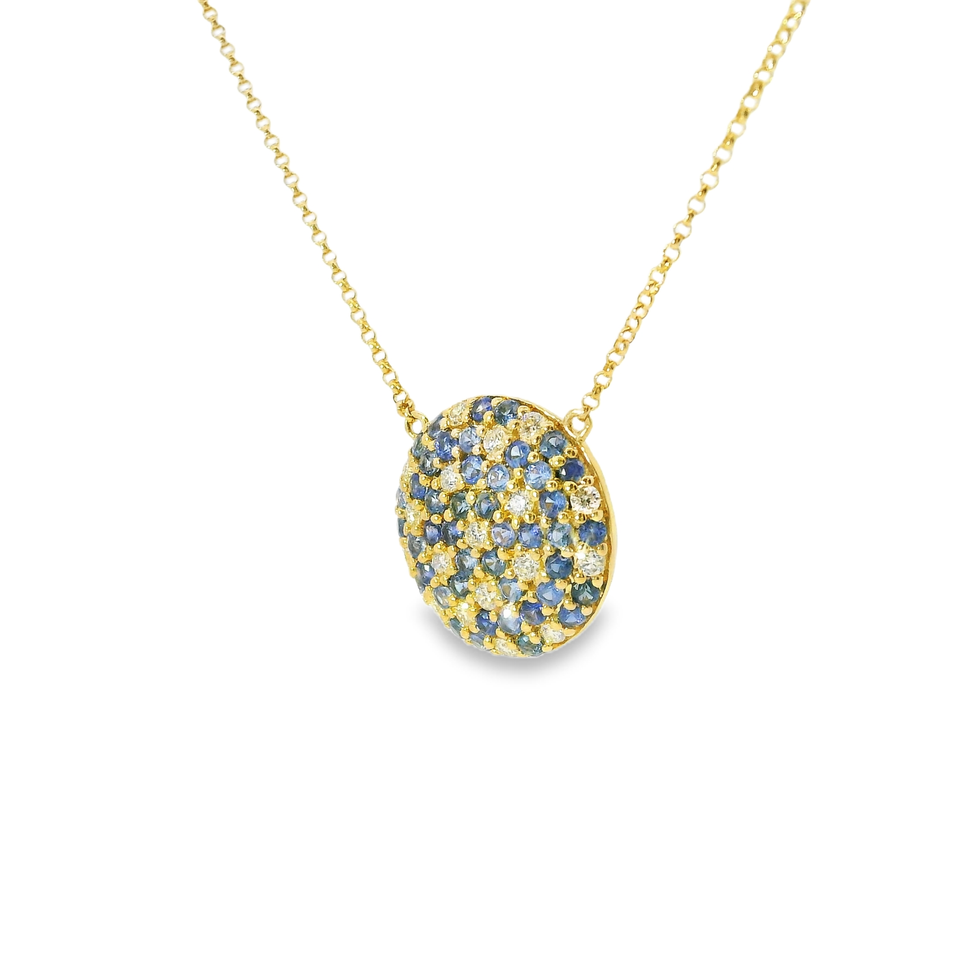 0.26ct diamond pendant in 14k yellow gold – Niara